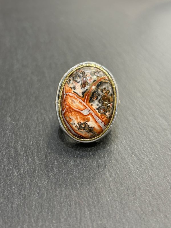 Bague J894 Jaspe Léopard
