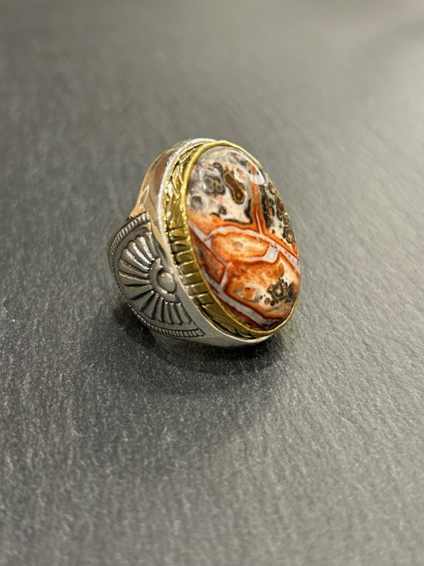 Bague J894 Jaspe Léopard – Image 4