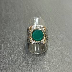 BAGUE 6300 ONYX VERT