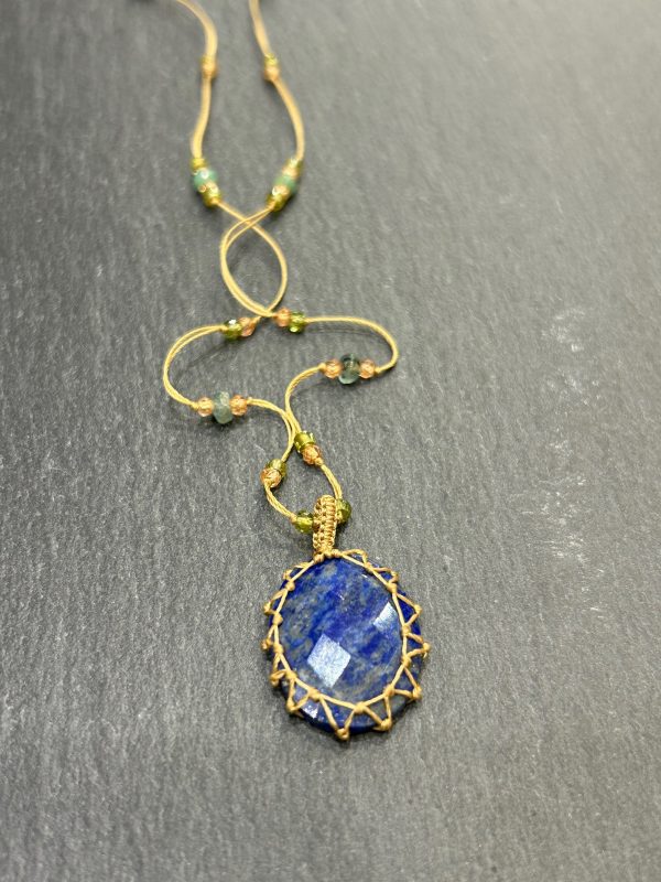 Collier TIBETAN Lapis