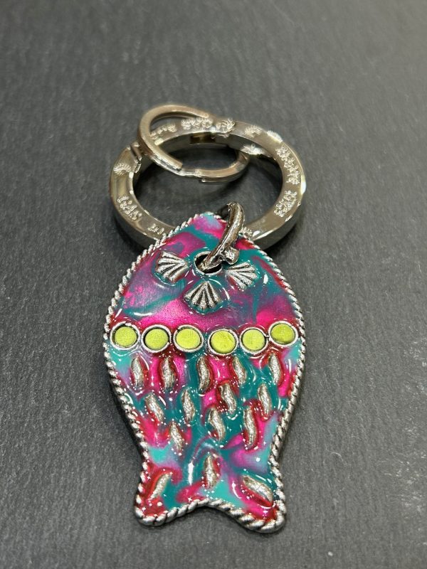Porte-Clefs NEMO Fuchsia/vert