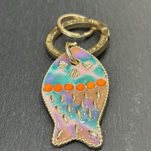 Porte-Clefs NEMO Vert d'eau / mauve