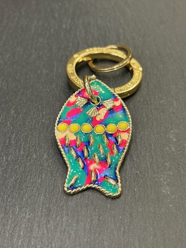 Porte-Clefs NEMO Vert / fuchsia