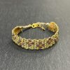 Bracelet JAIPUR Péridot / améthyste / tourmaline