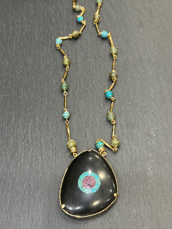 Collier PERLA Basalte