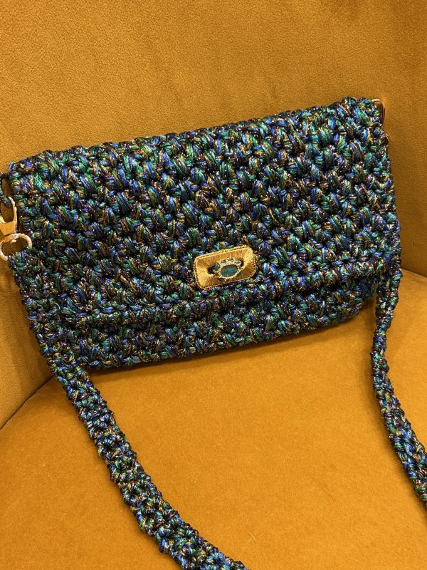 SAC  BOVARY Bleu métallic