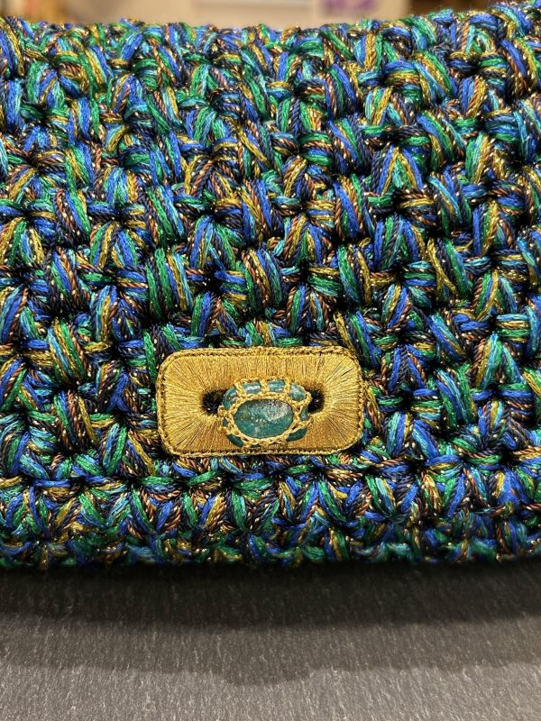 SAC  BOVARY Bleu métallic – Image 3