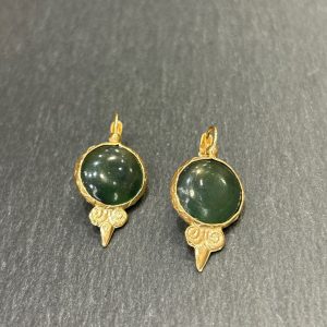 Boucles d'oreilles SERTIE Serpentine