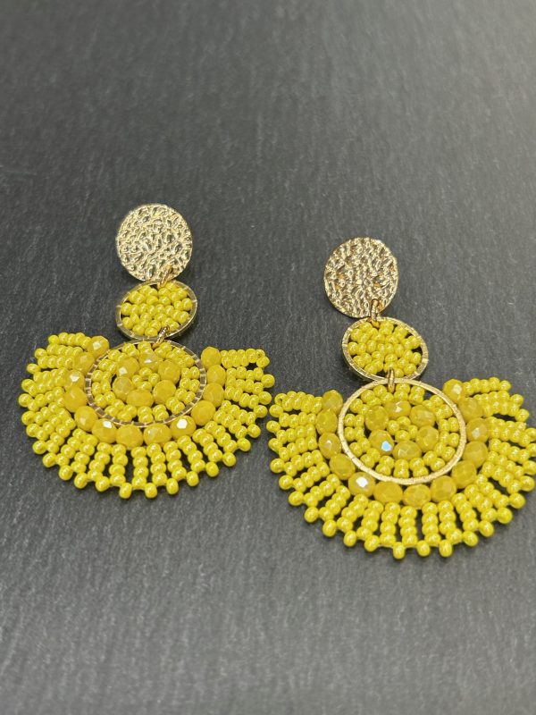 Boucles d'oreilles CANCUN Jaune