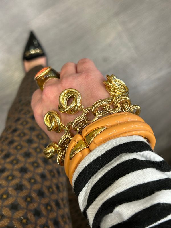 Bracelet ECUME Ocre Orangé – Image 3