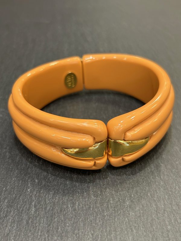 Bracelet ECUME Ocre Orangé