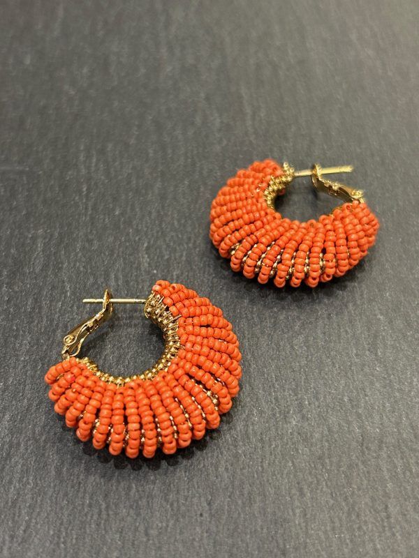 Boucles d'oreilles IZZIA Orange