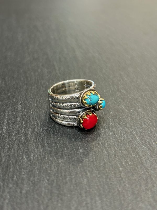 Bague J917 Gorgone / Turquoise – Image 4