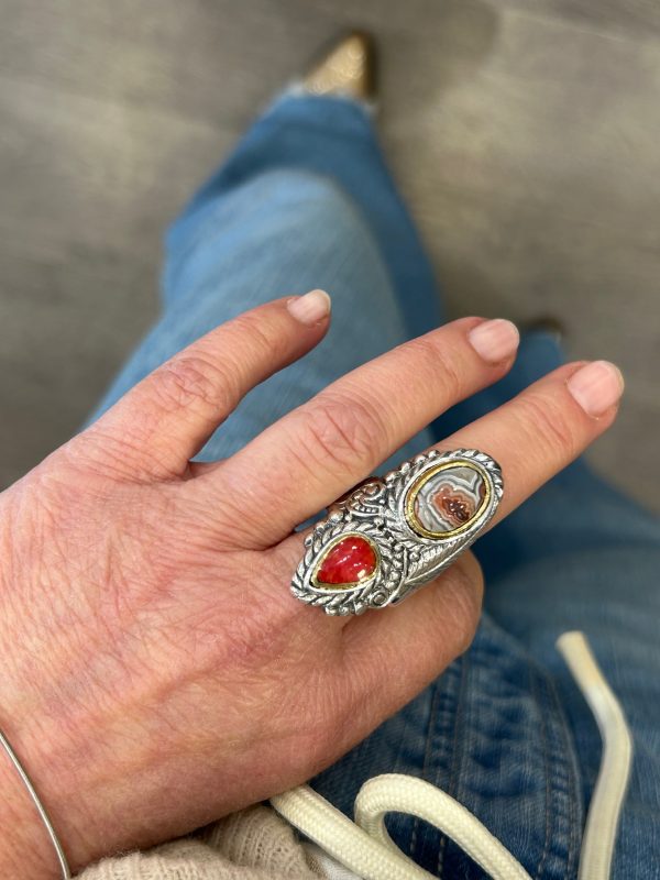 Bague J942 Gorgone / Laguna – Image 3