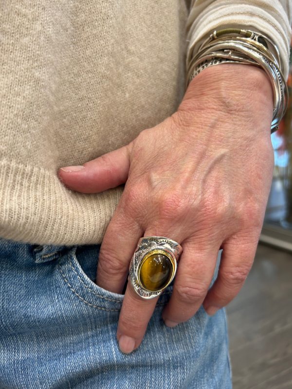 Bague J950 Oeil de Tigre – Image 3