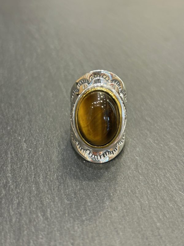 Bague J950 Oeil de Tigre