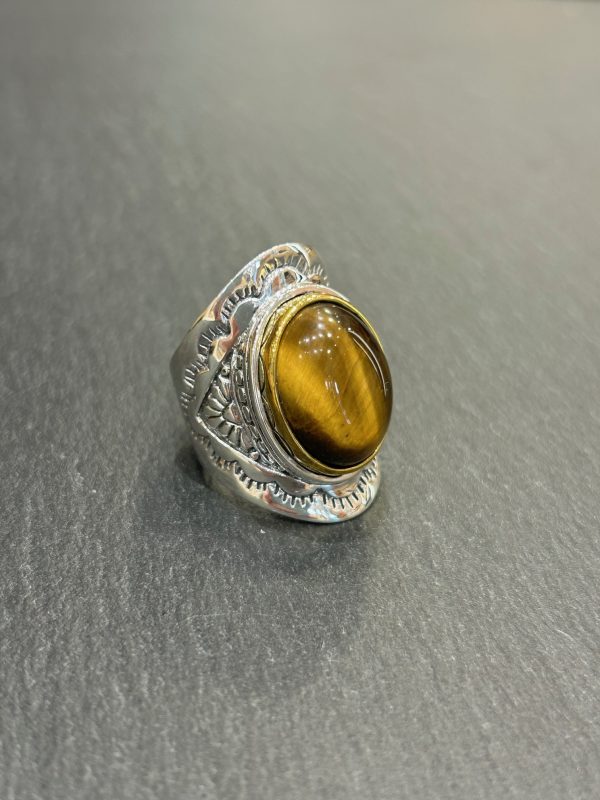 Bague J950 Oeil de Tigre – Image 4
