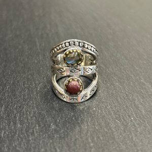 Bague J920 Tourmaline / Labradorite