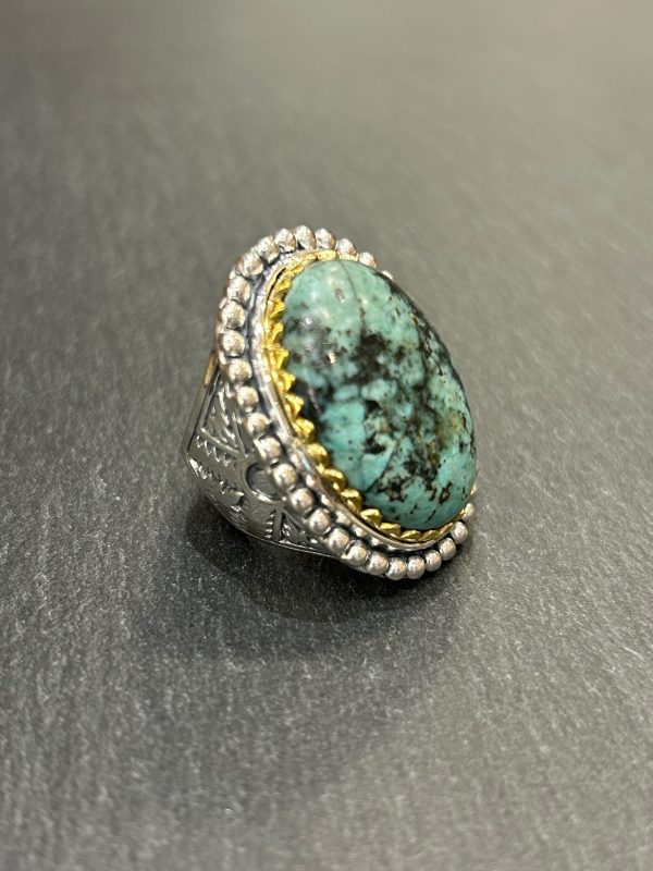 Bague J937 Turquoise africaine – Image 4