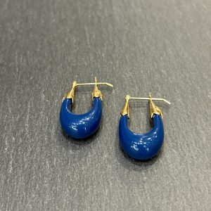 Boucles d'oreilles ECUME Marine