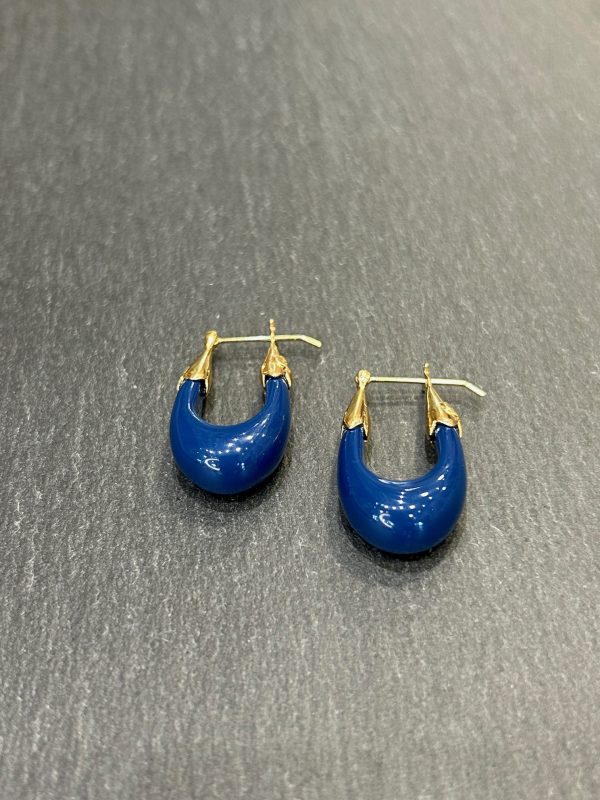 Boucles d'oreilles ECUME Marine