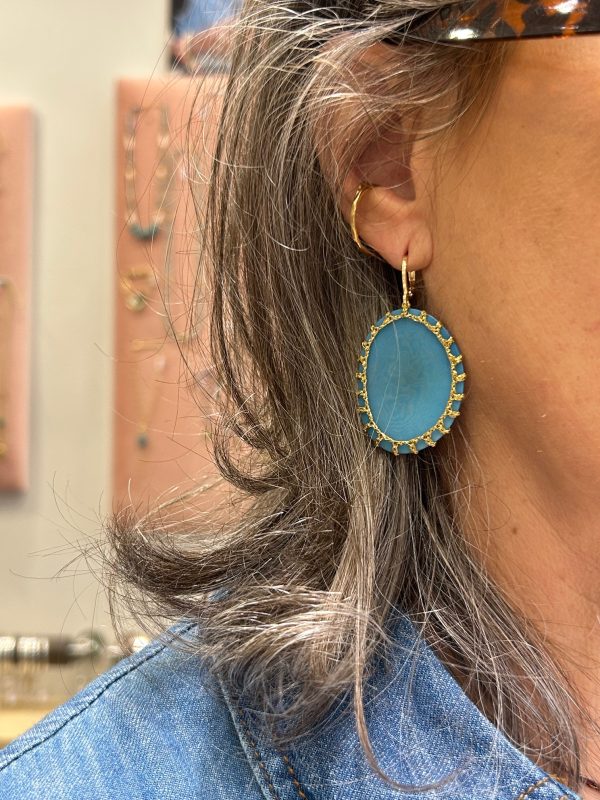 Boucles d'oreilles CARTAGENA Azur – Image 3