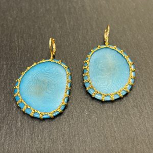 Boucles d'oreilles CARTAGENA Azur