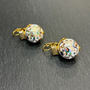 Boucles d'oreilles  DECALCO Blanche