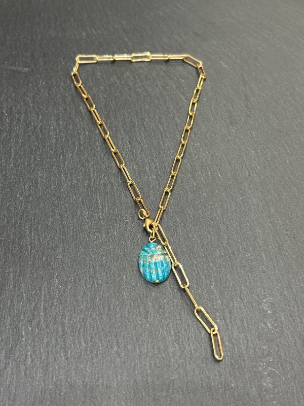 Collier SCARABEE Turquoise