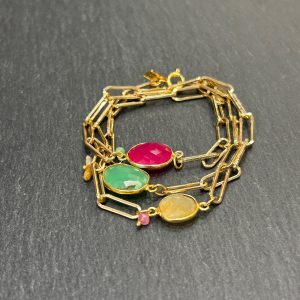 Bracelet PIERRES Rose