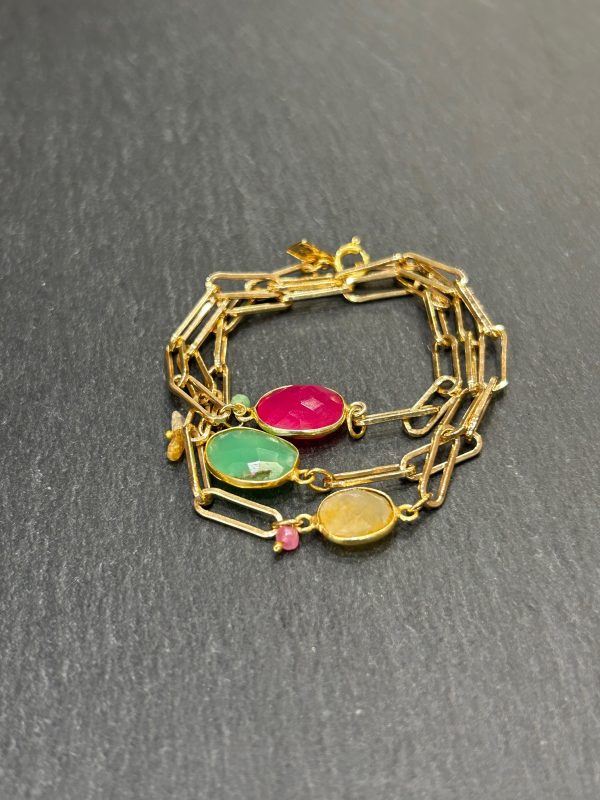 Bracelet PIERRES Rose