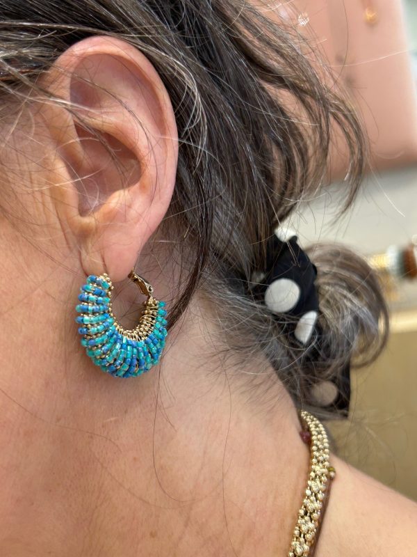Boucles d'oreilles IZZIA Turquoise – Image 3