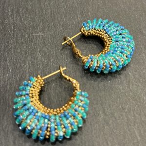 Boucles d'oreilles IZZIA Turquoise