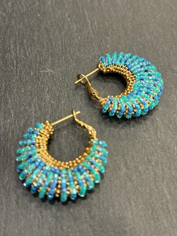 Boucles d'oreilles IZZIA Turquoise