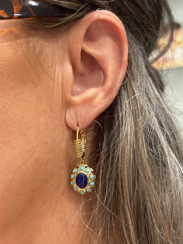 Boucles d'oreilles TAO SPLASH Marine – Image 3