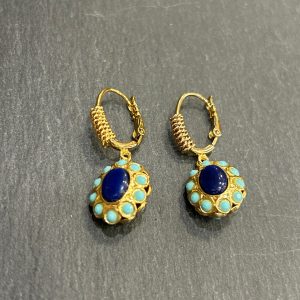 Boucles d'oreilles TAO SPLASH Marine