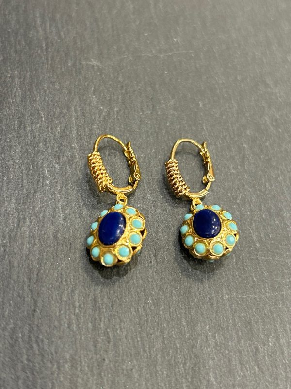 Boucles d'oreilles TAO SPLASH Marine