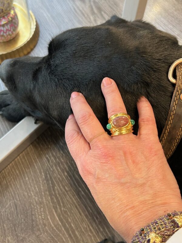 Bague SIMONE Rhodochrosite – Image 3
