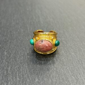Bague SIMONE Rhodochrosite