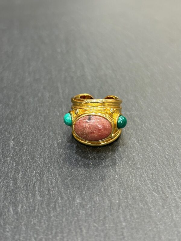 Bague SIMONE Rhodochrosite