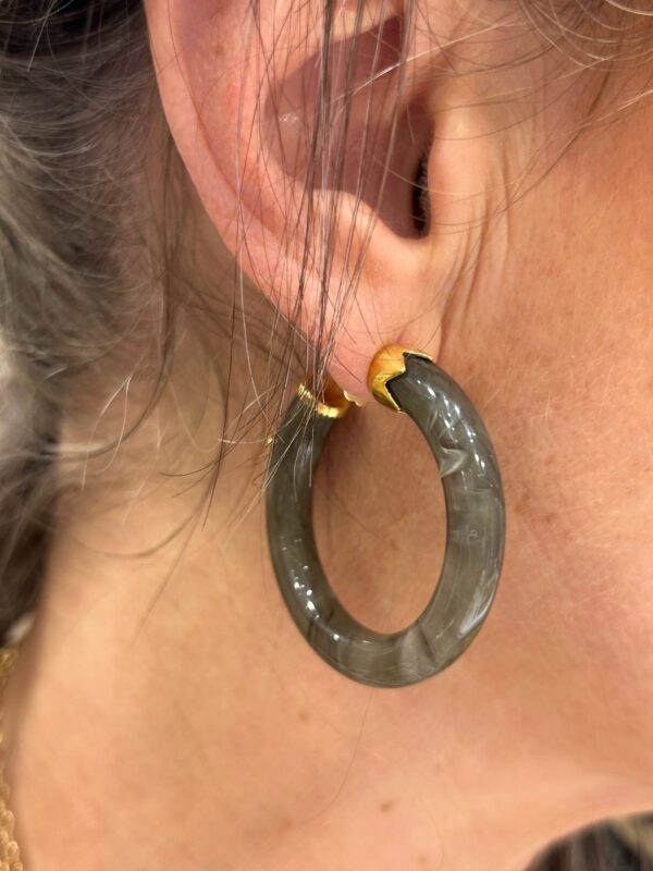 Boucles d'oreilles CAFTAN Kaki – Image 3