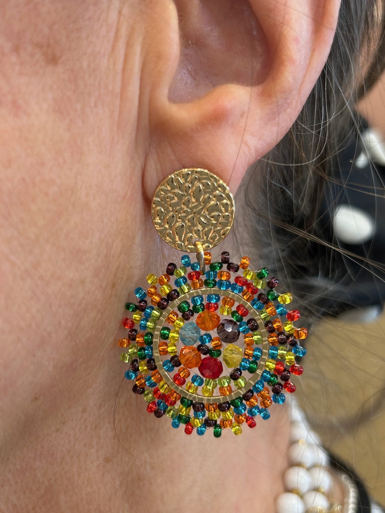 Boucles d'oreilles BABY ESPAGNOLA Multico