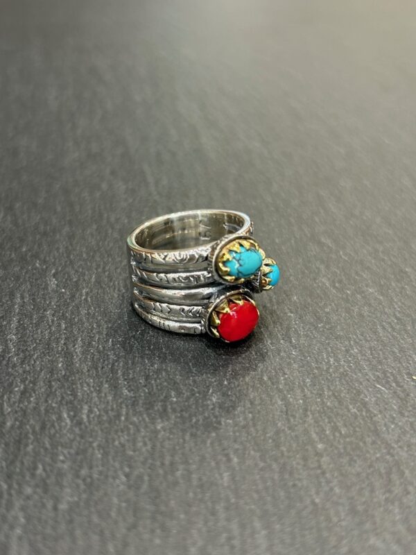 Bague J917 Gorgone / Turquoise – Image 4
