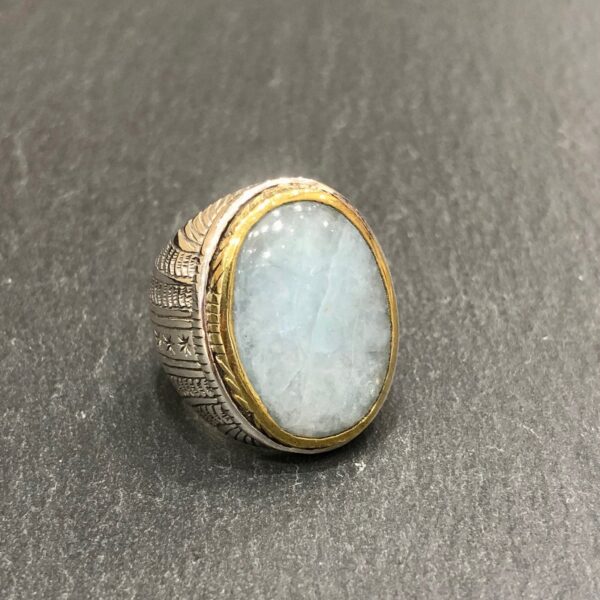 Bague J759 Aigue Marine