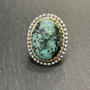 Bague J937 Turquoise africaine