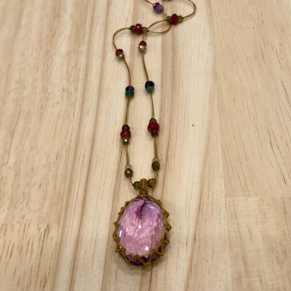 Collier Tibetan Améthyste