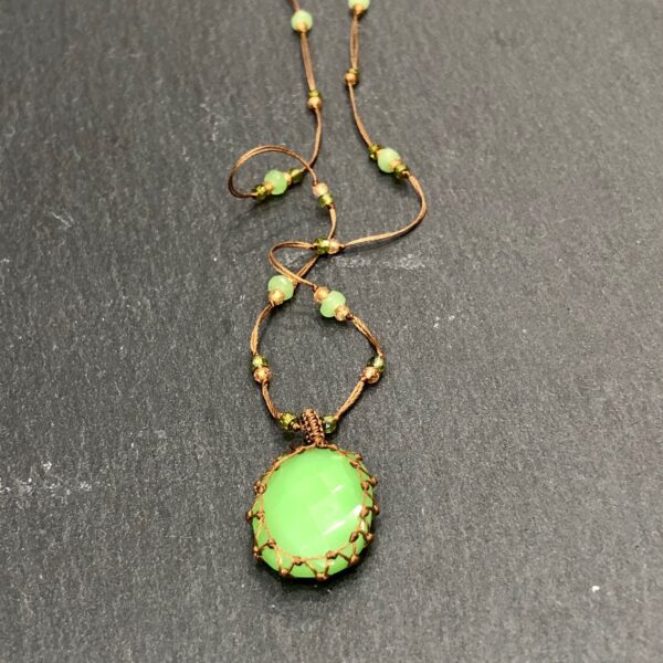 Collier Tibetan Chrysoprase