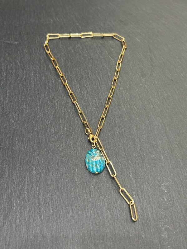 Collier SCARABEE Turquoise