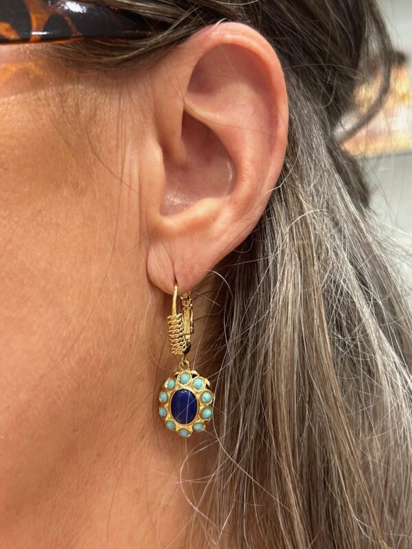 Boucles d'oreilles TAO SPLASH Marine – Image 3