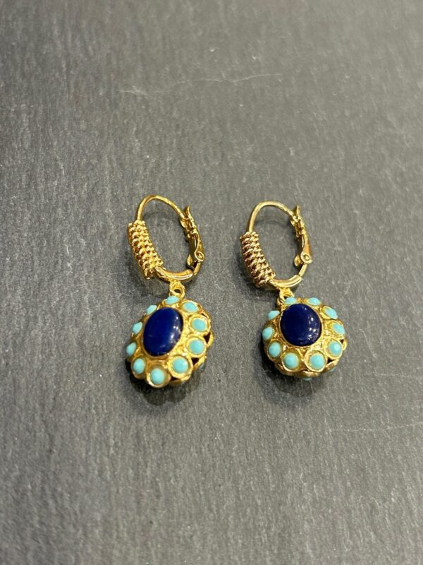 Boucles d'oreilles TAO SPLASH Marine